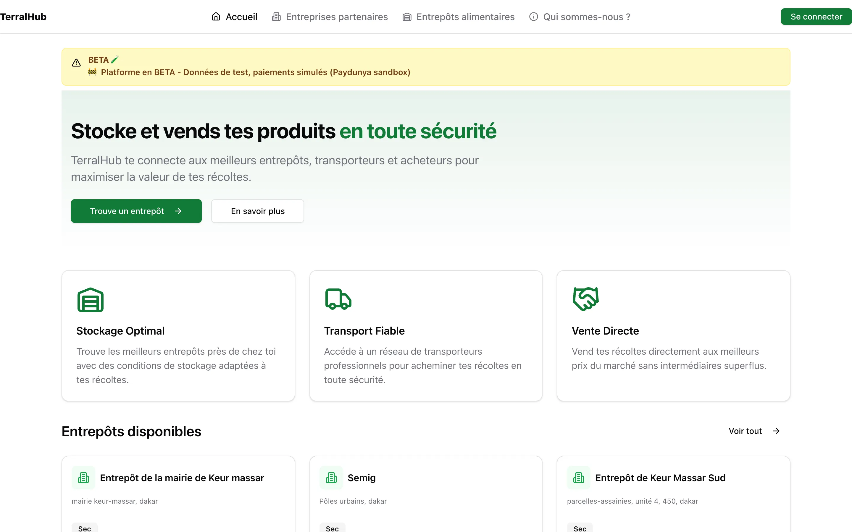 TerralHub platform preview